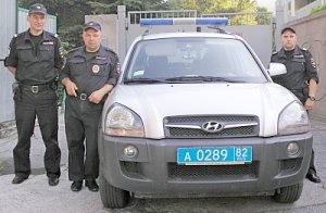 В Ялте наряд вневедомственной охраны за считанные минуты задержал грабителей