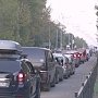 Водители Керчи жалуются на пробки из-за очереди на переправу