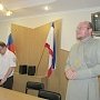 Личный состав ОМВД России по г.Алуште приведен к Присяге сотрудников ОВД РФ