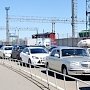 На выезде из Крыма — тысяча машин