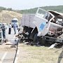 Два грузовика столкнулись в Крыму: есть жертва