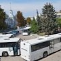 Из Севастополя в Великий Новгород оправили колонну автобусов с беженцами