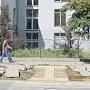 В Столице Крыма открыли первый пешеходный переход с тактильной плиткой