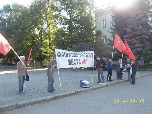 В Калининграде прошёл пикет в поддержку Новороссии