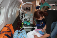 Спецборт МЧС России вылетел из Симферополя с двумя пациентами, которым срочно необходима квалифицированная медицинская помощь