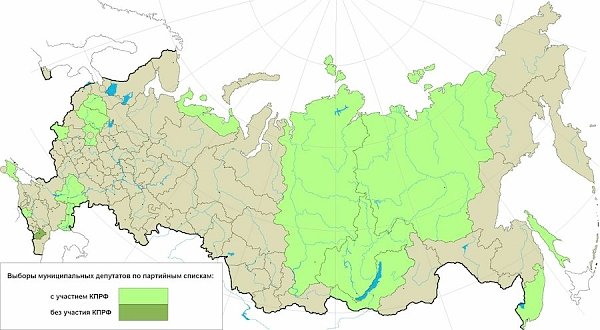 Выборы в парламенты муниципалитетов. За КПРФ в Кимрах - 36%, в Старом Крыме - 36%, Ленинском районе (Волгоград)-33%,Клетнянском районе (Брянск)-33%,Ахтубинском районе (Астрахань) -30%