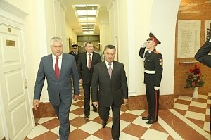 Владимир Колокольцев и Рамиль Усубов подписали межведомственный Протокол