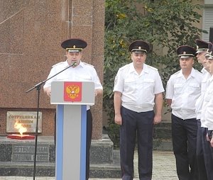 Личный состав МО МВД России «Сакский» приведены к принятию Присяги сотрудников ОВД