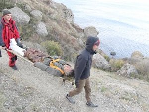 В горах Крыма спасены туристы