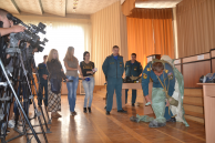 В МЧС Крыма провели мастер класс для журналистов