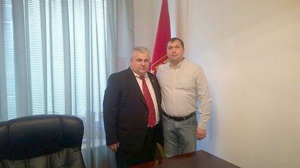 К.К. Тайсаев провел встречу с первым главой Луганской Народной Республики В.Д. Болотовым