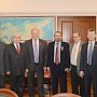 Г.А. Зюганов встретился с делегацией видных общественных деятелей Кипра во главе с экс-президентом Республики Димитрисом Христофиасом