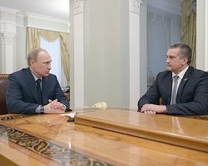 Глава Крыма не исключает приезд Путина в Симферополь