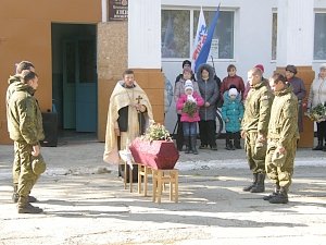 На севере Крыма перезахоронили останки советских солдат