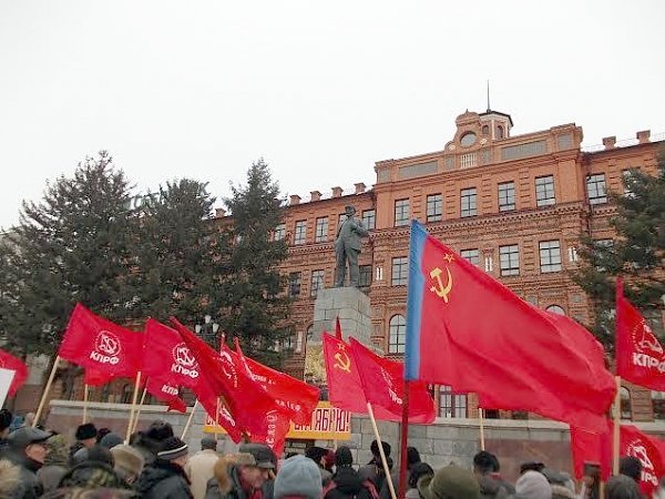 Годовщина Октябрьской Революции в Хабаровске
