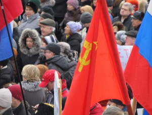 Крымские коммунисты отметили годовщину Октябрьской революции