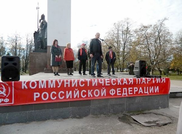 Празднование Великого Октября в Адыгее