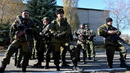 Разведгруппа ополчения Донецкой Народной Республики захватила знамя элитной украинской части