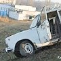 В Керчи ВАЗ 2101 сбил пешехода и вылетел с дороги
