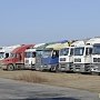 Грузовики ждут сутками переправу из-за «оптимизации грузовых потоков через Керченский пролив»