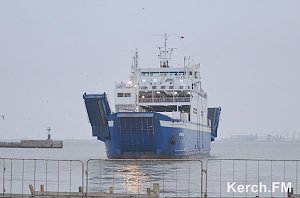 На Керченской переправе возможно усиление ветра