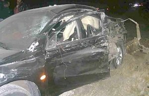 В Ночное Время в Керчи водитель погиб при ударе о стоящую машину