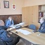 Главный полицейский Белогорского района провел выездную рабочую встречу в Зеленогорском сельском совете