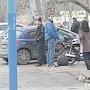 В Керчи мотоциклист столкнулся с автомобилем
