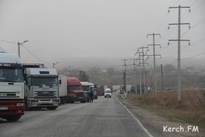 На Керченской переправе готовятся к штормовому ветру