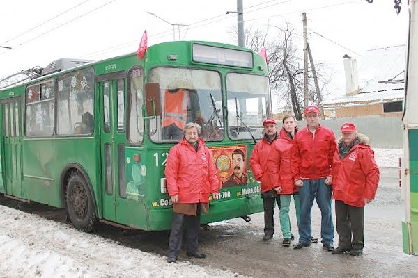 Акция красный троллейбус в Марий Эл