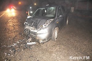 В Керчи в лобовом столкновении автомобилей пострадали люди
