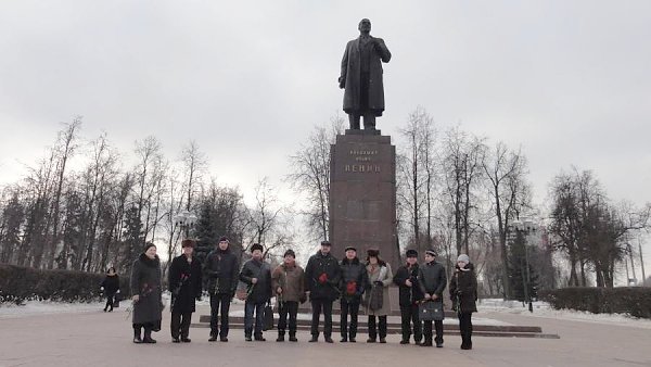 Московская область. Подольские коммунисты почтили память Владимира Ленина
