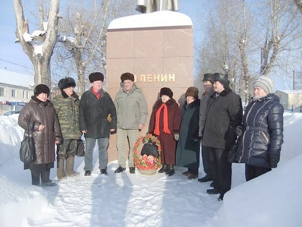 Коммунисты Томской области почтили память Владимира Ильича Ленина