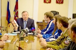 Бойцы «Снежного десанта» встретились с Губернатором Алтайского края