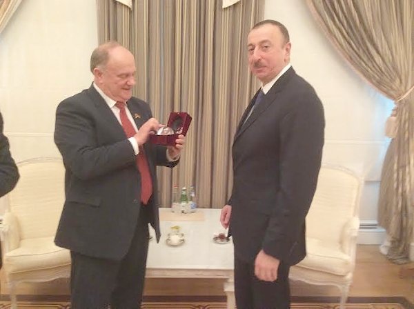 Г.А. Зюганов провел встречу с Президентом Азербайджана И.Г. Алиевым