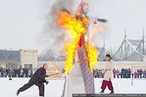 В Керчи на проводы масленицы сожгут чучело Зимы