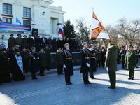 Сергей Аксёнов принял участие в передаче Боевого знамени крымской воинской части войск Воздушно-космической обороны