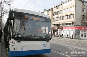 Троллейбус-гибрид в Столице Крыма снова выйдет на маршрут Марьино - Маршала Жукова