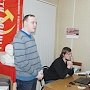 Рязанская область. Коммунисты и комсомольцы проводят политические занятия для молодежи