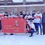 «Серпом и молотом». Команда КПРФ приняла участие в зимнем первенстве Барнаула по футболу