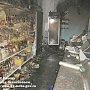 В Севастополе сгорел магазин
