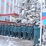 Торжественное поднятие флагов в Республике Крым
