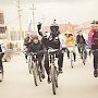 В Грозном провели велопробег в честь Крыма