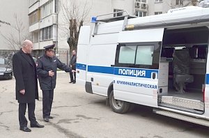 У крымских полицейских появилась передвижная криминалистическая лаборатория