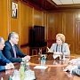 Сергей Аксёнов обсудил с Председателем Совета Федерации вопросы социально-экономического развития Республики Крым