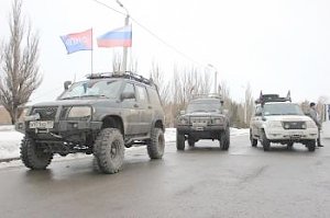 В Омск прибыл автопробег профсоюзов России