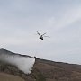 В Крыму более 200 МЧСников «тушат» лесной пожар