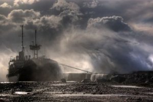 На Керченской переправе в ночь со 2 на 3 апреля ожидается шторм