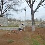 В Керчи облагораживают Воинское кладбище