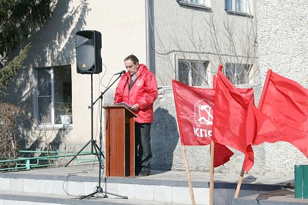 Курганская область. Митинг в районном центре Мокроусово